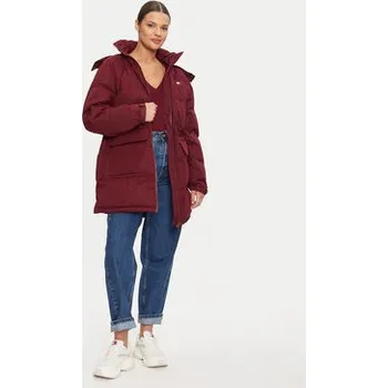 Pánské oblečení Tommy Jeans Vatovaná bunda Alaska DW0DW18821 Bordó Regular Fit L