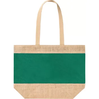 Plážová taška Paralia plážová nebo nákupní taška - zelená / přírodní - AP722216-07