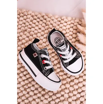 Dívčí obuv Dětské Klasické Tenisky Nízké BIG STAR HH374193 Barva: Černá, Velikost: 48