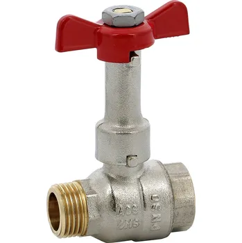 Ventil SFERACO - Francie | Kulový kohout (ventil) s prodlouženým dříkem s motýlem, ŠM, voda - 3/4" 6180