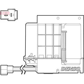 Vnitřní ventilátor DENSO DEA17033