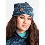 Dámská merino čepice Homeless, Kobaltová, Hory kluk Velikost: Dámská (56-58 cm)