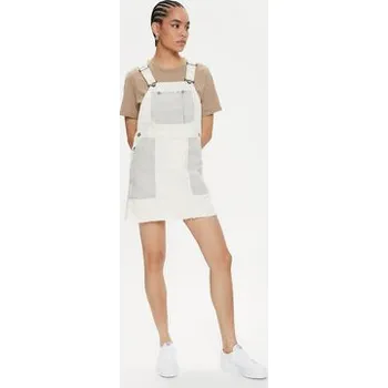 Dámské šaty Lee Džínové šaty Railroad 112349530 Écru Relaxed Fit XL