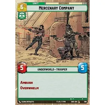 Sběratelská karetní hra Mercenary Company 121/262 - Shadows of the Galaxy Extra Typ karty: Standard