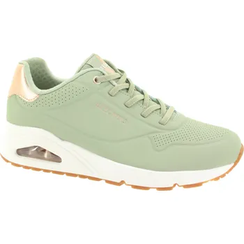 Dámská obuv SKECHERS Dámské světle zelené tenisky 155196-SAGE-345 Velikost 36,5