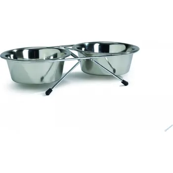 Miska pro psa Beeztees Stojánek se 2 miskami 460 2x 180 ml