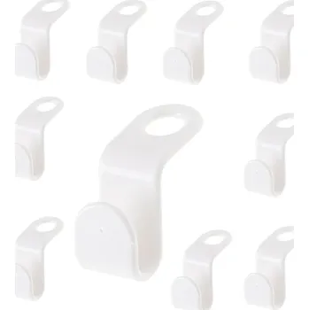 Věšák Věšákové háčky organizér šatní skříně 10 ks