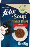 Purina Felix Soup lahodný výběr 6x 48 g