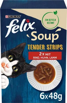 Krmivo pro kočku Purina Felix Soup lahodný výběr 6x 48 g