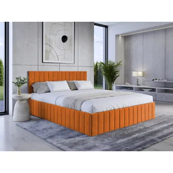 Postel Eka Čalouněná postel LINDA 180x200 cm Barva látky Trinity: (2325) Okrová