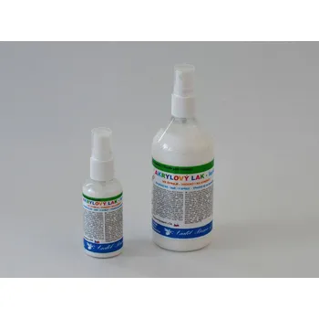 Lak na dřevo Akrylový lak LESKLÝ s rozprašovačem 215g