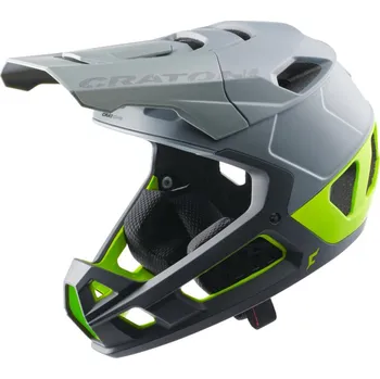Helma CRATONI Interceptor 2.0 Grey/Lime Matt - S/M (54-58cm)