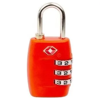 Visací zámek RV.TSA.335 cestovní zámek barevný Červená
