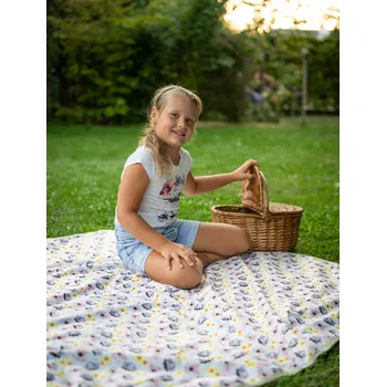 Deka pro koně Bobánek Nepromokavá deka extra jemná univerzální - Zvířátka 150 x 150 cm jemný PUL