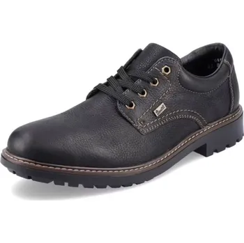 Pánské polobotky PÁNSKÉ POLOBOTKY RIEKER B4610-00 ČERNÁ Barva: Černá, Velikost: 45