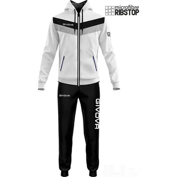 Souprava GIVOVA MATADOR, barva 0310 bílá - černá, velikost 2XL