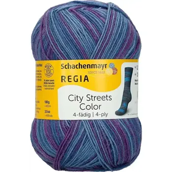 Příze Regia 4-Ply Color 2892 manhattan color (Ponožková příze Regia 2892 manhattan color)