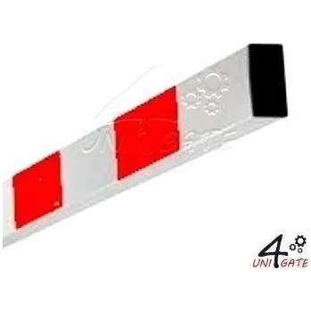 Pohon brány Břevno 4 m, ráhno hladké bez reflexních nálepek pro závory BARR aj.