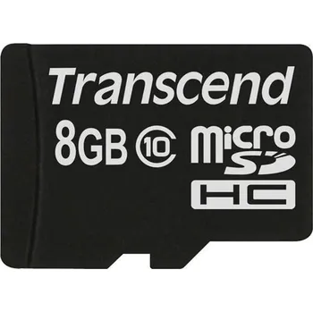 Počítač TRANSCEND MicroSDHC karta 8GB Class 10 8GB, bez adaptéru