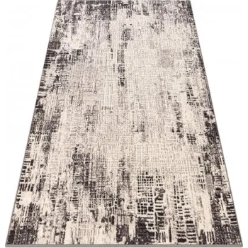 Koberec Makro Abra Kusový koberec vlněný ANGEL 1223 52011 Vintage Abstraktní béžový šedý Rozměr: 80x150 cm