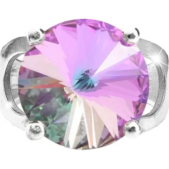 Prsten Prsten se Swarovski Elements Rivoli Vitrail Light 12mm