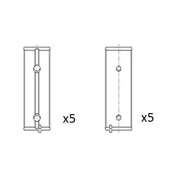 Motor automobilu Hlavní ložiska klikového hřídele FAI AutoParts BM1042-STD