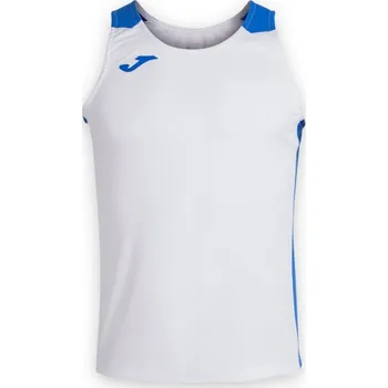 Běžecké oblečení Dres JOMA RECORD II, barva bílá - modrá, velikost XL