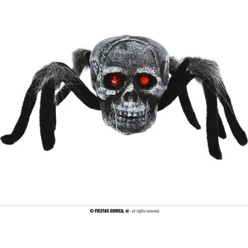 Karnevalový kostým Guirca Pavouk s lebkou 34 cm