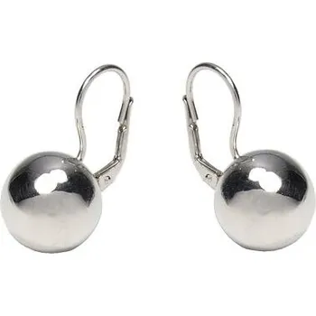 Náušnice Stříbrné náušnice koule 1,4cm