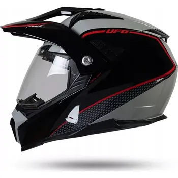 Helma na motorku Enduro helma UFO Aries (Přilba na enduro se sluneční clonou)