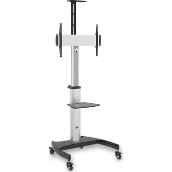 Držák monitoru CONNECT IT Wheelie II pojízdný stojan & držák na jednu obrazovku 37" - 70", záruka 30 let, stříbrná