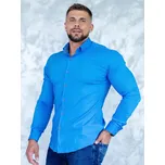 Elegantní pánská košile v syté modré barvě VSB2406, VELIKOST 4XL