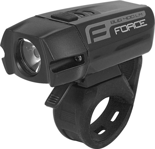 světlo přední FORCE BUG400 USB černé