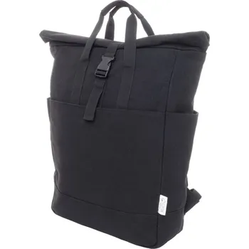 Městský batoh Reklamní Rebyss Roll batoh z recyklované plátno, černá