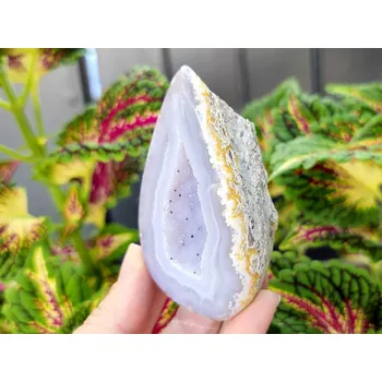 Sběratelství Achát šedý geoda s dutinkou 163g (Brazílie)