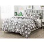 XPOSE® Francouzské mikroplyšové povlečení OVEČKA Exclusive 200x220 cm, 70x90 cm, Mikroplyš + Prodloužená možnost vrácení zboží do 50 dnů