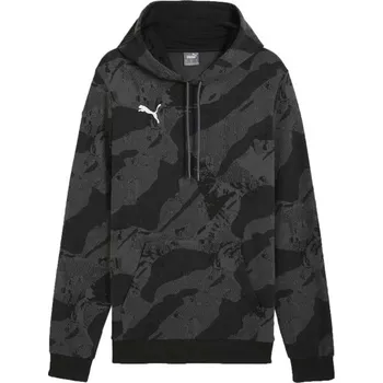 Pánská mikina Pánská mikina Puma INDIVIDUAL LIGA CAMO HOODY XXL Černá, Tmavě šedá, Bílá