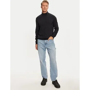 Dámský svetr Wrangler Rolák 112357296 Tmavomodrá Regular Fit XXL