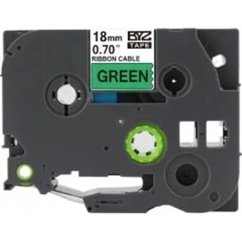 Pásek do tiskárny Naplnka Kompatibilní páska s Brother TZ-FX741 / TZe-FX741, 18mm x 8m, flexi