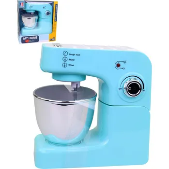 Dětská kuchyňka Kuchyňský dětský robot modrý na baterie Světlo Zvuk plast