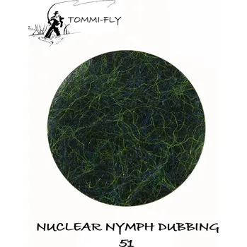 Tommi-Fly Dubbing Nuclear Nymph Dubbing Green Black
