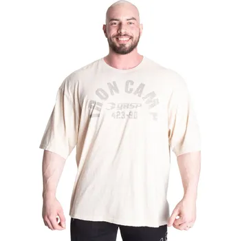 Pánské tričko Gasp THROWBACK IRON TEE LIGHT DESERT – tričko Gasp pískové světlé Velikost: XXL