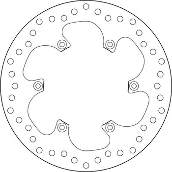 Brzdový kotouč Brzdový kotouč BREMBO 68B40784 fix SUZUKI RM 250 1999-2008