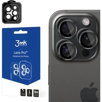 Pouzdro na mobilní telefon 3mk Lens Protection Pro pro Apple iPhone 15, Graphite
