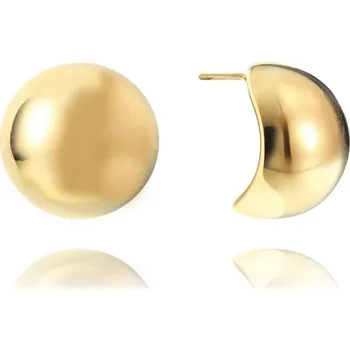 Náušnice Flamenco Mystique Zlaté náušnice z pozlacené nerezové oceli KST3115