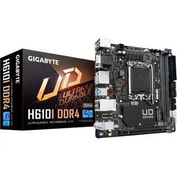 GIGABYTE MB Sc LGA1700 H610I DDR4, Intel H610, 2xDDR4, 2xDP, 1xHDMI, 1xVGA, mini-ITX