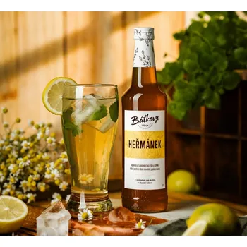 Sirup Báťkovy bylinné sirupy Heřmánek 0,5 l