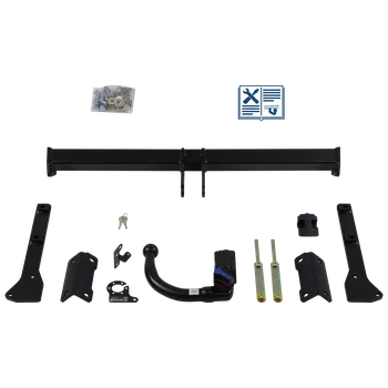 Tažné zařízení AUTO-HAK tažné zařízení Odnímatelné Tažné rameno zasunuté zespodu - NISSAN PULSAR Šikmá zadní část