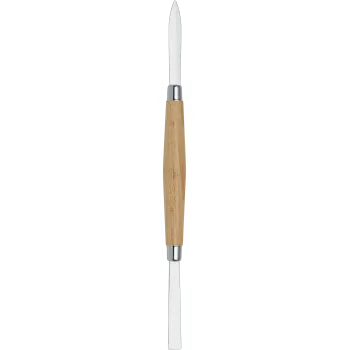 Malířská špachtle Oboustranná sochařská špachtle, dřevěná rukojeť S04 (Oboustranná sochařská špachtle, dřevěná rukojeť S04)