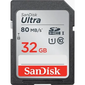 Ukládání dat SanDisk SDHC karta 32GB Ultra (100MB/s Class 10 UHS-I)